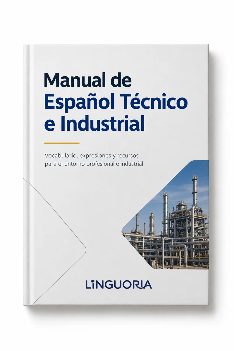 Portada del Manual de Español Técnico e Industrial de Linguoria